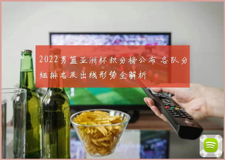 2022男篮亚洲杯积分榜公布 各队分组排名及出线形势全解析