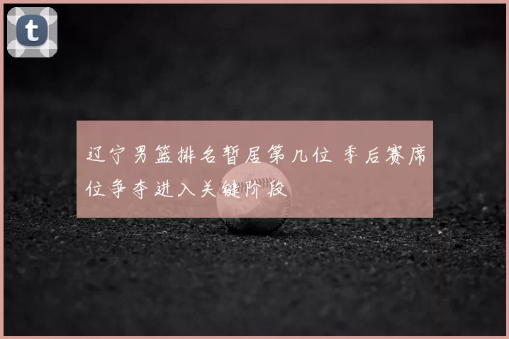 辽宁男篮排名暂居第几位 季后赛席位争夺进入关键阶段